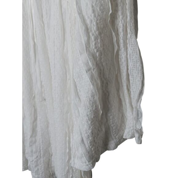 New without tags POL Clothing Womens Run Down Lace Mini Dress White SZ S - Picture 10 of 13